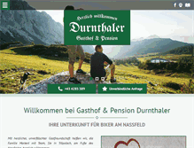 Tablet Screenshot of durnthaler.at